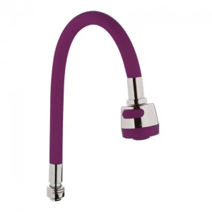 Излив гибкий для кухни WEZER WKC-058-PURPLE фиолетовый силиконовый