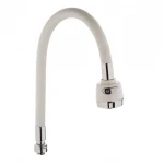 Гнучкий вилив для кухні WEZER WKC-058-WHITE, силіконовий, білий