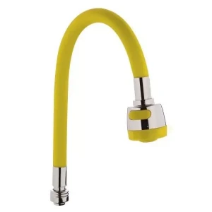 Излив гибкий для кухни WEZER WKC-058-YELLOW желтый силиконовый