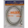 Шланг для гігієнічного душу WEZER WKR-003-120, 120 см, хром