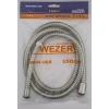 Душовий шланг WEZER WKR-003-150, нержавіюча сталь, 1500 мм, хром