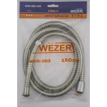 Душовий шланг WEZER WKR-003-150, нержавіюча сталь, 1500 мм, хром
