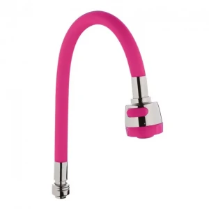 Гибкий излив для кухни WEZER WKC-058-ROSE RED розовый силиконовый