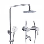 Душевая система WEZER EKO16A-09 нержавеющая сталь