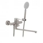 Смеситель для ванны WEZER EKO7-09 сатиновый