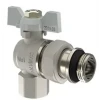 Кран кульовий з американкою кутовий V&G Optima    3/4