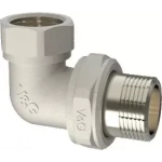 Сгон-американка угловая V&G 3/4