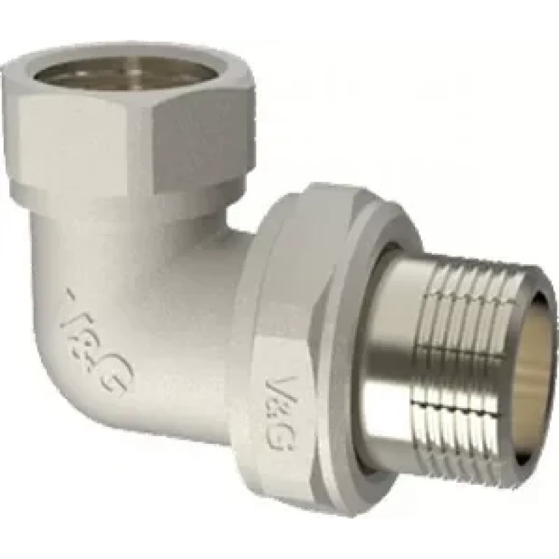 Сгон-американка угловая V&G 3/4