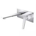 Смеситель для умывальника FRAP F1058-22 белый/хром