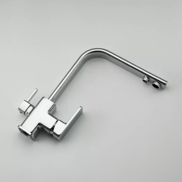 Смеситель для кухни FRAP F4360 хромированный с подключением фильтра питьевой воды