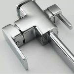 Смеситель для кухни FRAP F4360 хромированный с подключением фильтра питьевой воды