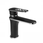 Смеситель для умывальника FRAP F1049-6 черный/хром