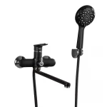 Смеситель для ванны FRAP F2249-6 черный/хром