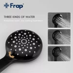 Смеситель для ванны FRAP F2249-6 черный/хром