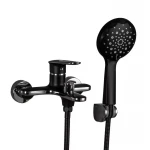 Смеситель для ванны FRAP F3249-6 черный/хром