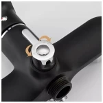 Смеситель для ванны FRAP F3249-6 черный/хром