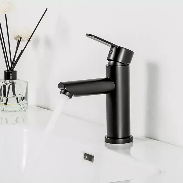 Смеситель для умывальника FRAP F10801-6 черный