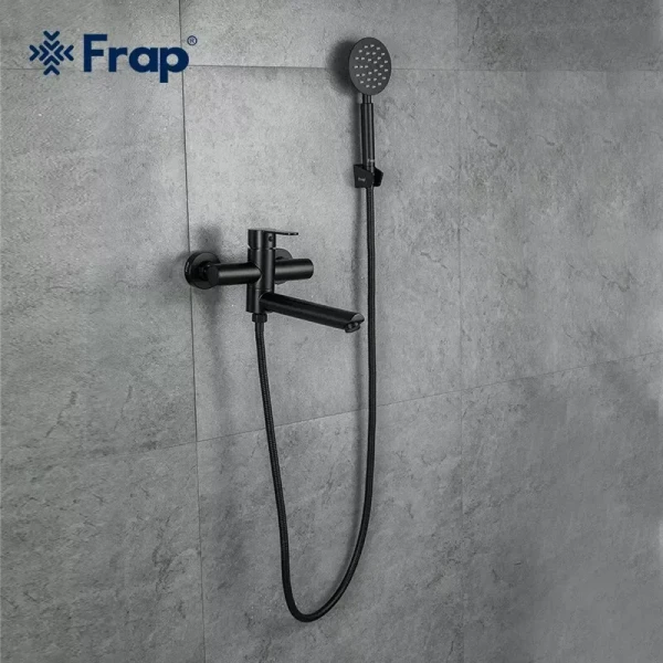 Смеситель для ванны FRAP F32801-6 черный