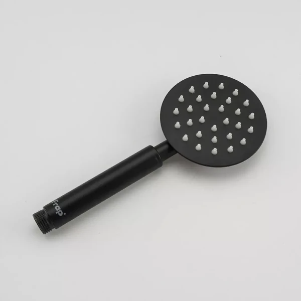 Душевая система FRAP F24801-6 с поворотным изливом черная, переключатель на лейку, 1 режим