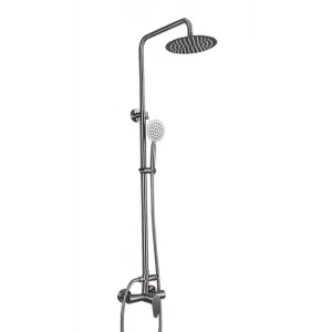 F2448-20 душ.система нерж.корп. 2х функцій. (сатин)** {4/1}