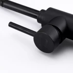 Смеситель для кухни FRAP F40993-6 с гибким изливом, 2 режима, черный