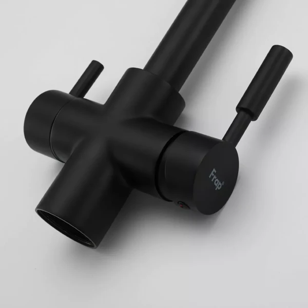 Смеситель для кухни FRAP F4352-6 на две воды черный