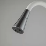 Смеситель для кухни FRAP F4044-8 с гибким изливом 2 режима белый/хром