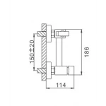 Гигиенический душ FRAP F7504-6 черный