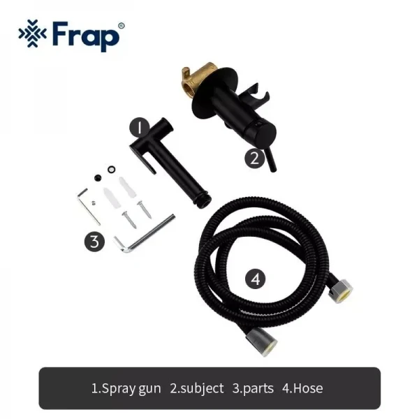 Гигиенический душ FRAP F7505-6 черный