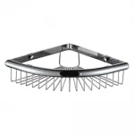 Полка угловая FRAP F352 240х60 мм нержавеющая сталь хромированная