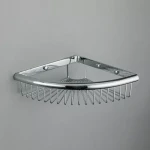 Полка угловая FRAP F352 240х60 мм нержавеющая сталь хромированная