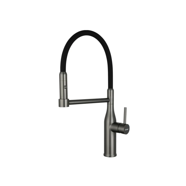 Смеситель для кухни GAPPO G4398-51 с гибким изливом, 2 режима черный