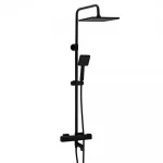Душевая система GAPPO G2491-6 с термостатом черная с переключателем на лейку