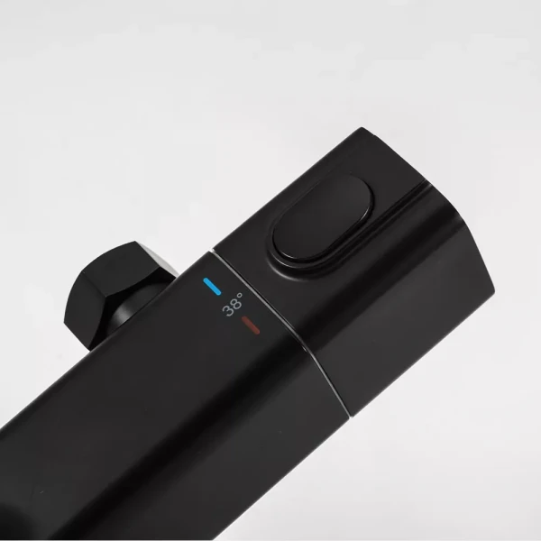 Душевая система GAPPO G2491-6 с термостатом черная с переключателем на лейку