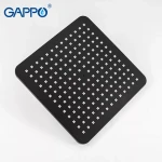 Душевая система GAPPO G2491-6 с термостатом черная с переключателем на лейку