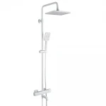 Душевая система GAPPO G2491-8 с термостатом белая с переключателем на лейку