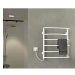 Полотенцесушитель электрический DEFFI Аквамикс 500x600 60 Вт левый белый