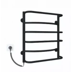 Полотенцесушитель электрический DEFFI Аквамикс 500x600 60 Вт левый черный