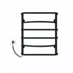 Полотенцесушитель электрический DEFFI Аквамикс 500x600 60 Вт левый черный