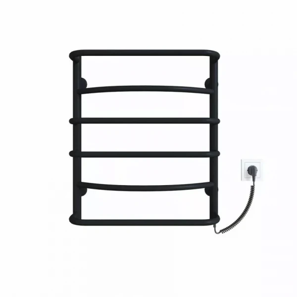 Полотенцесушитель электрический DEFFI Аквамикс 500x600 60 Вт правый черный