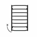Полотенцесушитель электрический DEFFI Трапеция 500x800 80 Вт левая черная