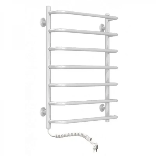 Полотенцесушитель электрический DEFFI Стандарт 500x700 100 Вт левый белый