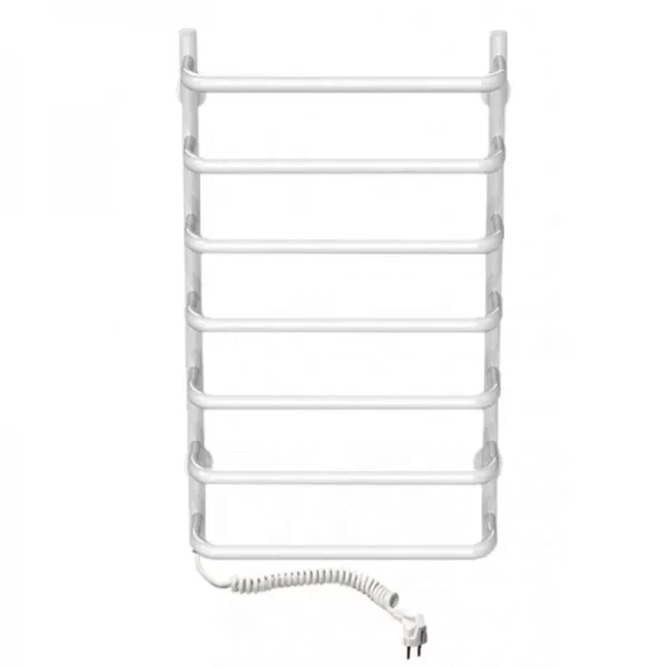 Полотенцесушитель электрический DEFFI Стандарт 500x700 100 Вт левый белый