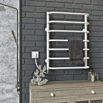 Полотенцесушитель электрический DEFFI Стандарт 500x700 100 Вт левый белый