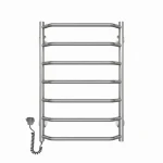 Полотенцесушитель электрический DEFFI Трапеция 500x800 120 Вт левая хромированная