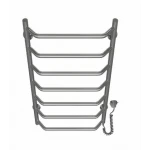 Полотенцесушитель электрический DEFFI Трапеция 500x800 мм, 120 Вт, хромированный, правый