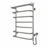 Полотенцесушитель электрический DEFFI Юность 500x700 120 Вт, правая, хром