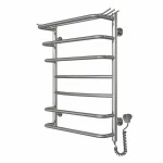 Полотенцесушитель электрический DEFFI Юность 500x700 120 Вт, правая, хром