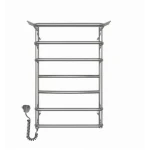 Полотенцесушитель электрический DEFFI Юность 500x800 118 Вт хромированная левая