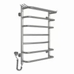 Полотенцесушитель электрический DEFFI Юность 500x800 118 Вт хромированная левая